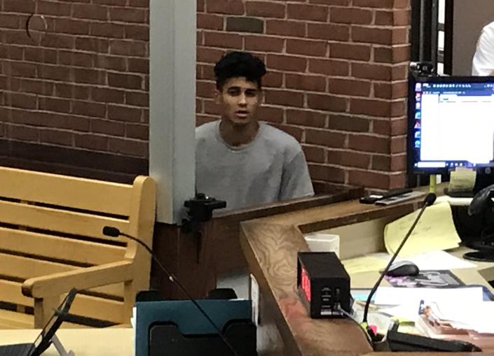 Middleboro resident Jayden Wainwright  was ordered held on $25,000 bail during a dangerousness hearing at Wareham District Court on June 29