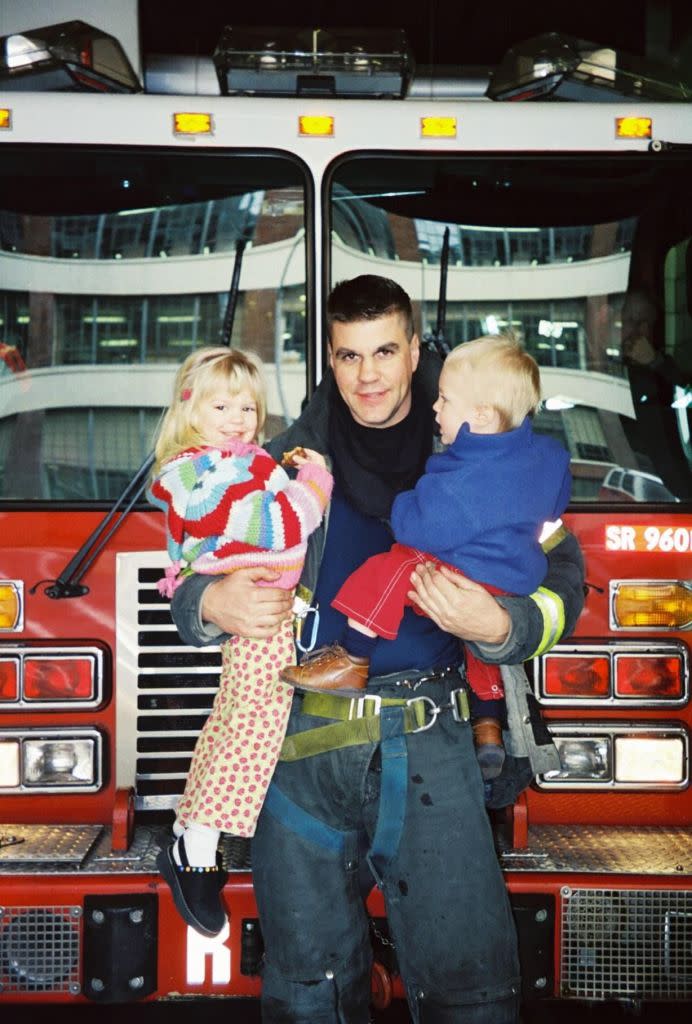 On the morning of Sept. 11, Kristin and her brother Tyler visited their father Kenneth at work. Courtesy of Kristin Marino