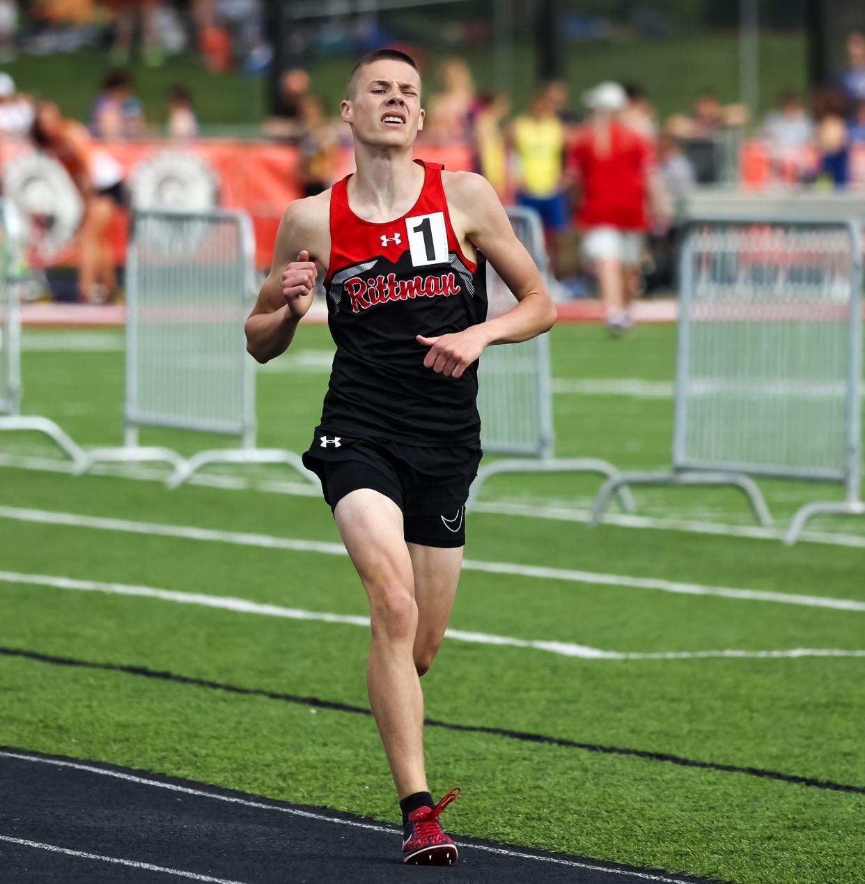 Rittman's Luke Snyder is the Wayne/Holmes runner to beat in all three distance events, with the top times in the 800 and 1,600 already.