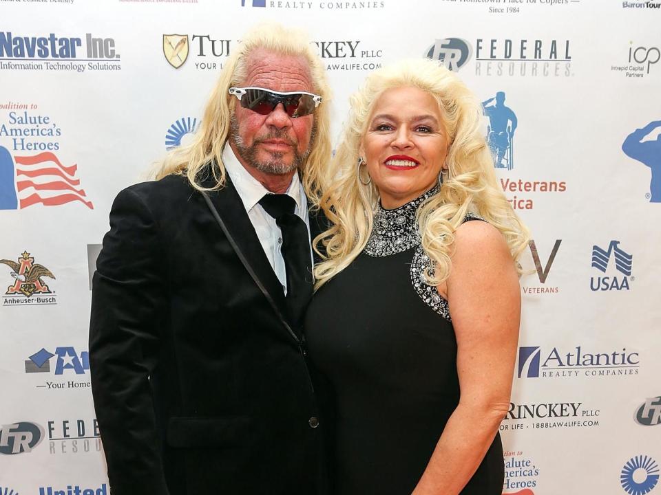 Duane 'Dog the Bounty Hunter' Chapman and wife Francie Frane have joined the hunt for Mr Laundrie (Getty Images)