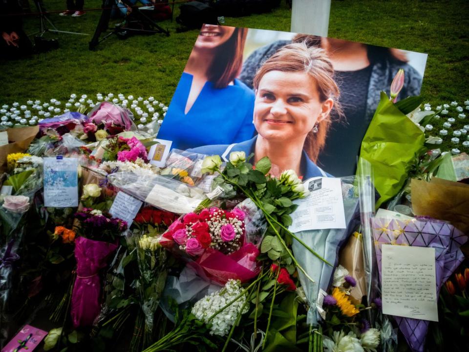 Tributes to murdered MP Jo Cox (Garry Knight)