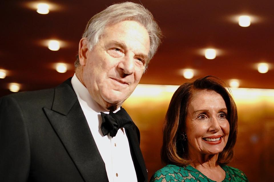 Paul Pelosi and Nancy Pelosi attend the TIME 100 Gala 2019 Cocktails at Jazz at Lincoln Center on April 23, 2019 in New York City (Jemal Countess/Getty Images for TIME)