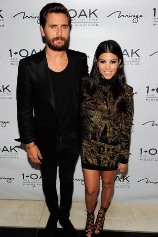 <p>Steven Lawton/FilmMagic</p> Scott Disick y Kourtney Kardashian