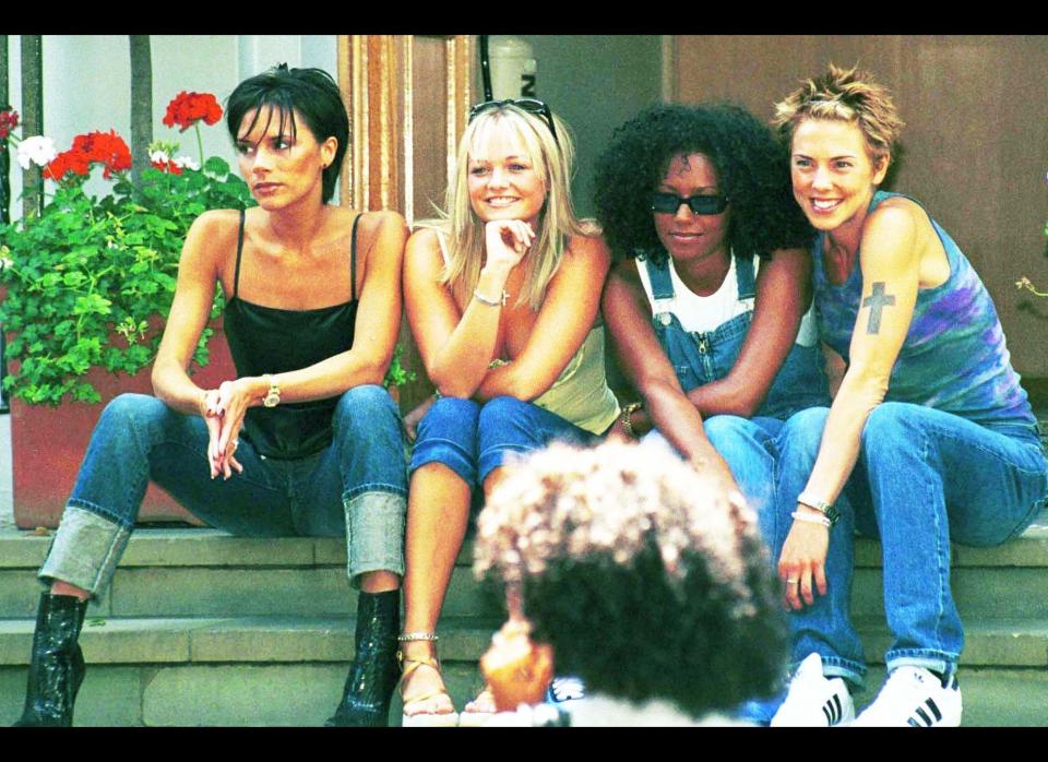 <strong>2001</strong>  The Spice Girls get back together to record at the famous Abbey road studios