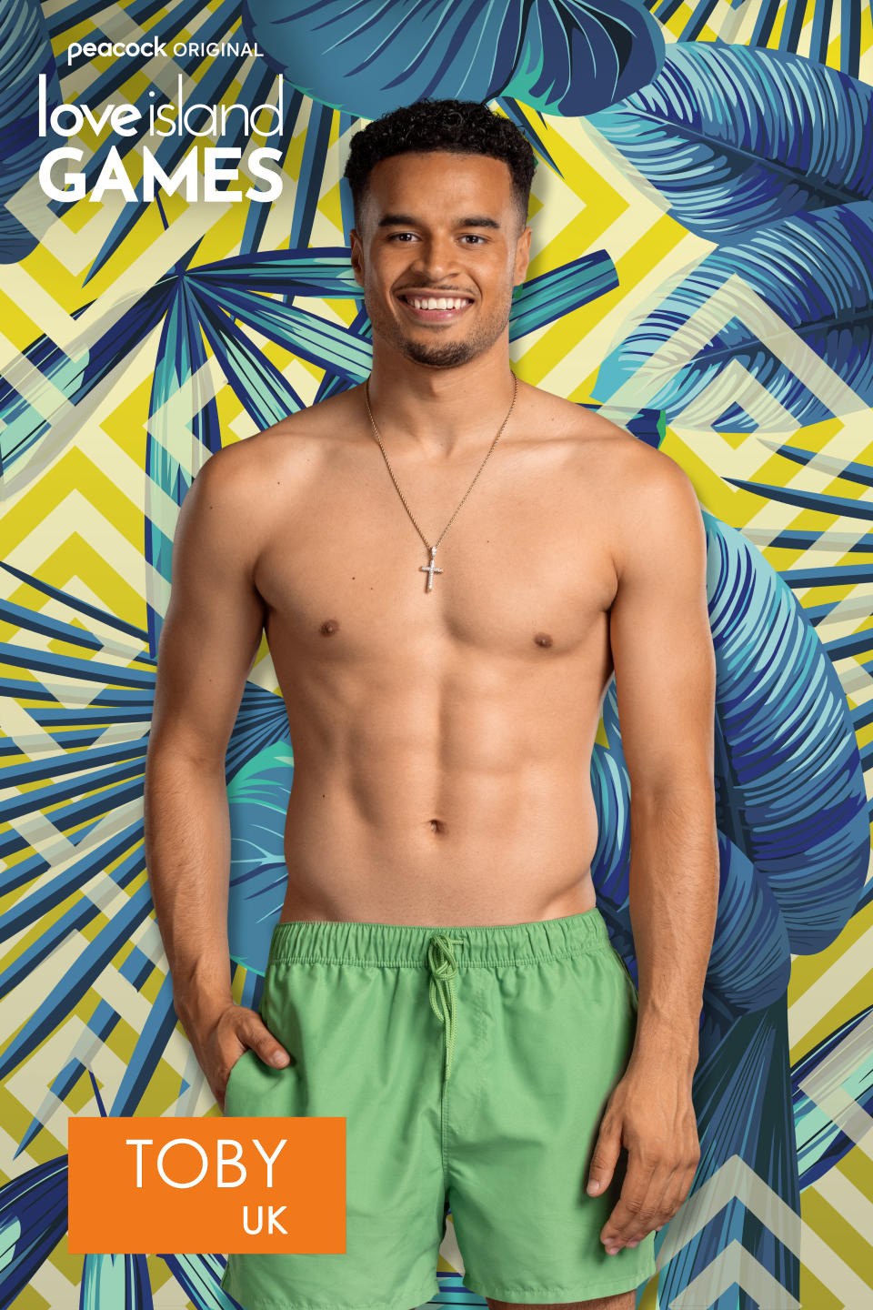 Toby in a cast portrait for Love Island Games