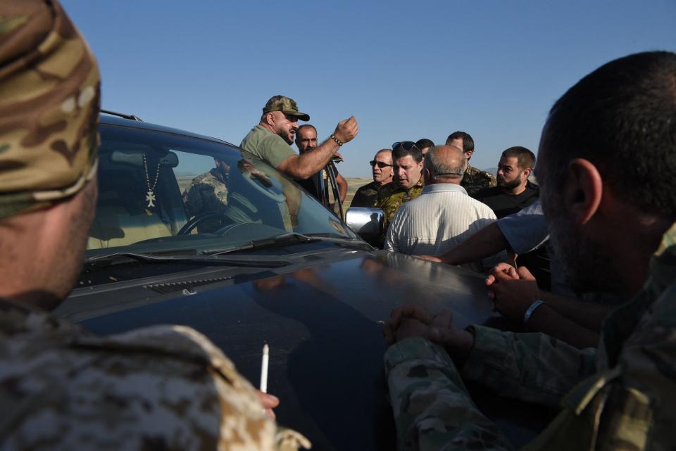 Disturbios en el entorno del corredor de Lachín. (Photo by KAREN MINASYAN/AFP via Getty Images)