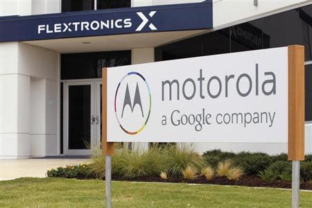 The Flextronics plant that will be building the new Motorola smartphone "Moto X" is pictured in Fort Worth, Texas September 10, 2013. REUTERS/Mike Stone