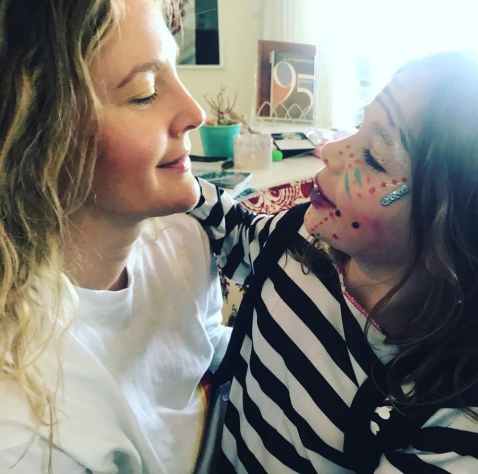 Drew Barrymore and daughter Olive | Drew Barrymore/Instagram