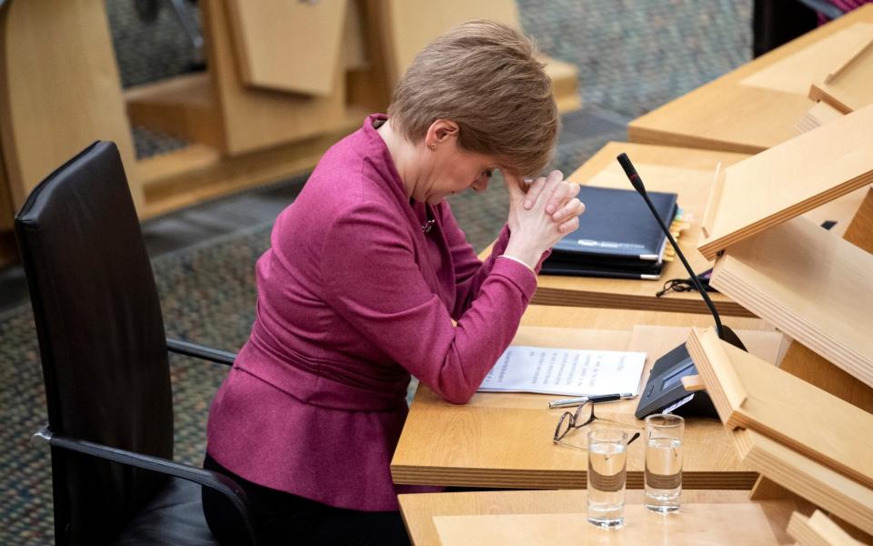 Nicola Sturgeon is her pressure over Test and Protect contact tracing system - Getty Images Europe