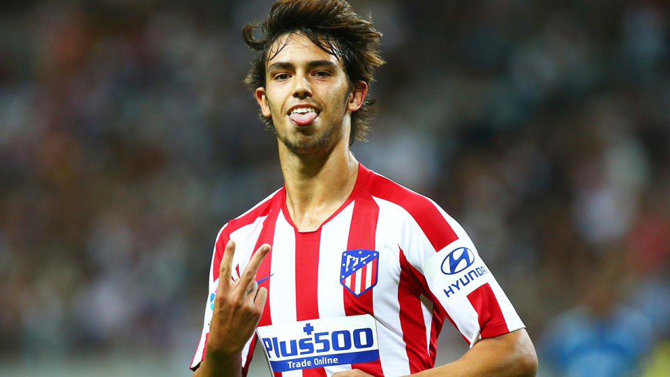 Joao Felix, pictured here in action for Atletico Madrid. 