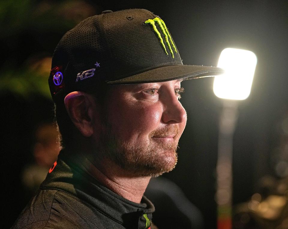 Kurt Busch won't be in a race car on Sunday, but he will be one of nine grand marshals.