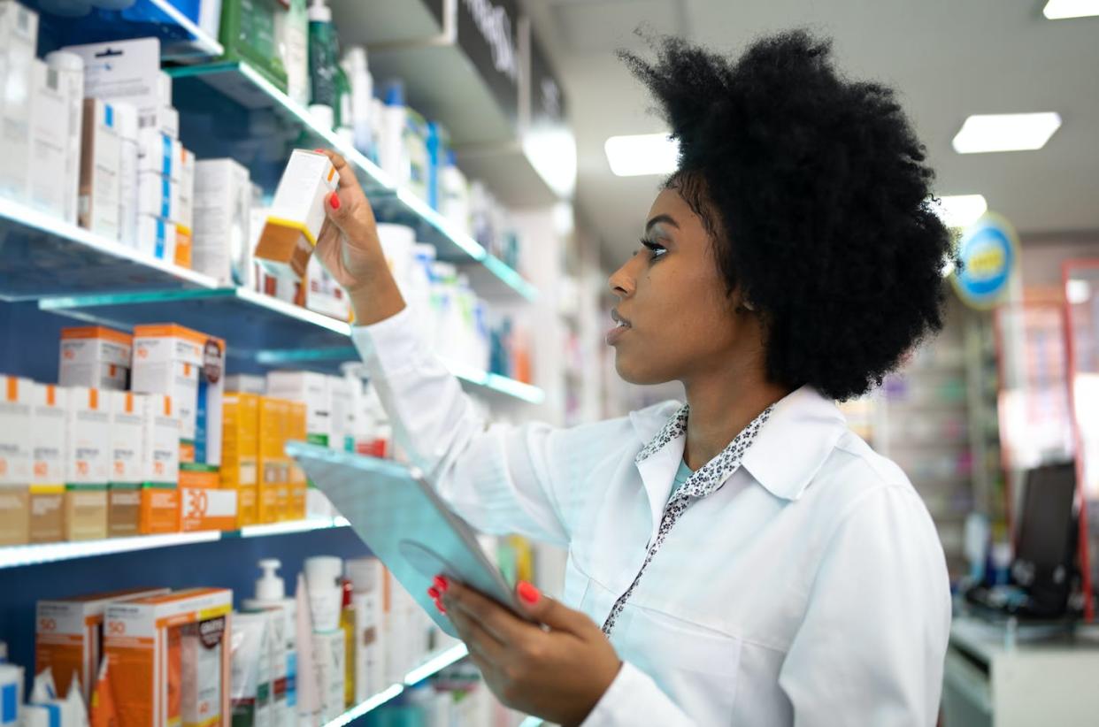 There is presently no end in sight to the drug supply shortage. <a href="https://www.gettyimages.com/detail/photo/young-pharmacist-checking-the-shelves-with-a-royalty-free-image/1344251576?phrase=generic+drugs&adppopup=true" rel="nofollow noopener" target="_blank" data-ylk="slk:FG Trade/E+ via Getty Images;elm:context_link;itc:0;sec:content-canvas" class="link ">FG Trade/E+ via Getty Images</a>