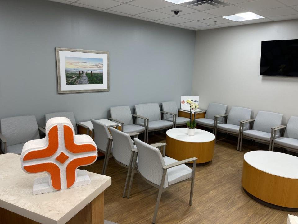 This new waiting room is part of the Emergency Department renovation at HCA Florida Englewood Hospital.