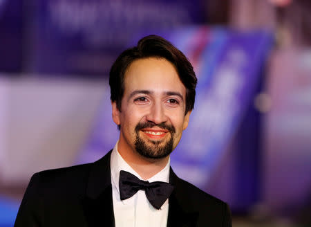 Actor Lin-Manuel Miranda attends the European premiere of "Mary Poppins Returns" in London, Britain December 12, 2018. REUTERS/John Sibley