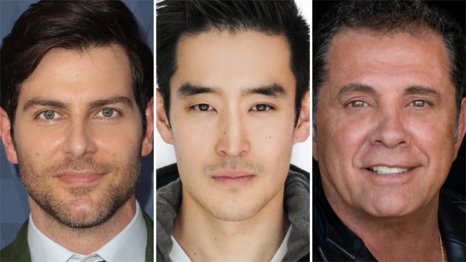 (L-R) David Giuntoli, Mike Moh and Dimitri Logothetis - Credit: BJ Warnick; Personal Courtesy; Nina Kraft