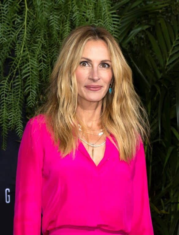 US actress Julia Roberts earned a Globes nod for her star turn in Amazon series "Homecoming" -- her first lead role in a regular television series