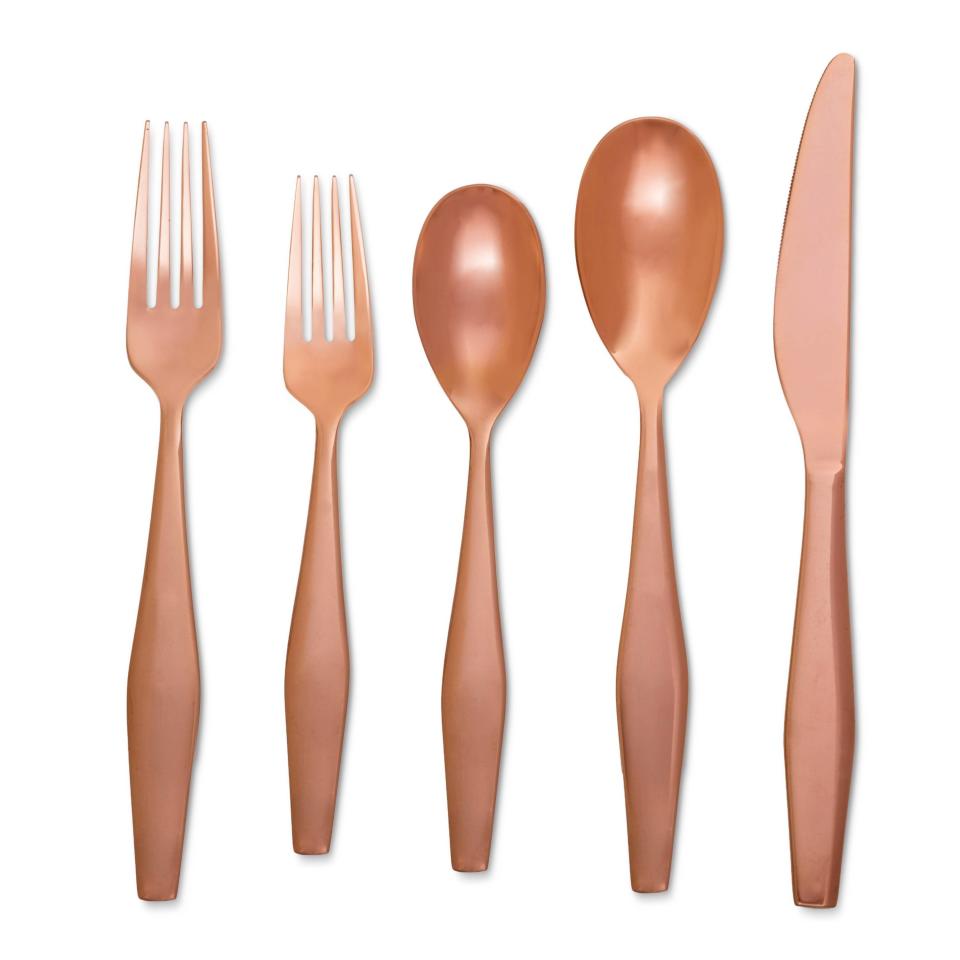 Copper flatware, $24.99