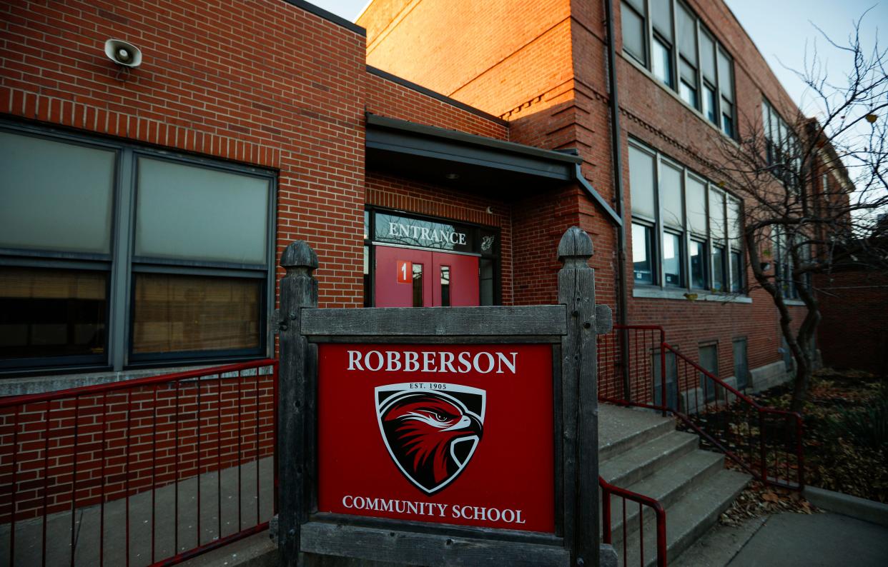 Robberson Community School on Tuesday, Nov. 28, 2023.