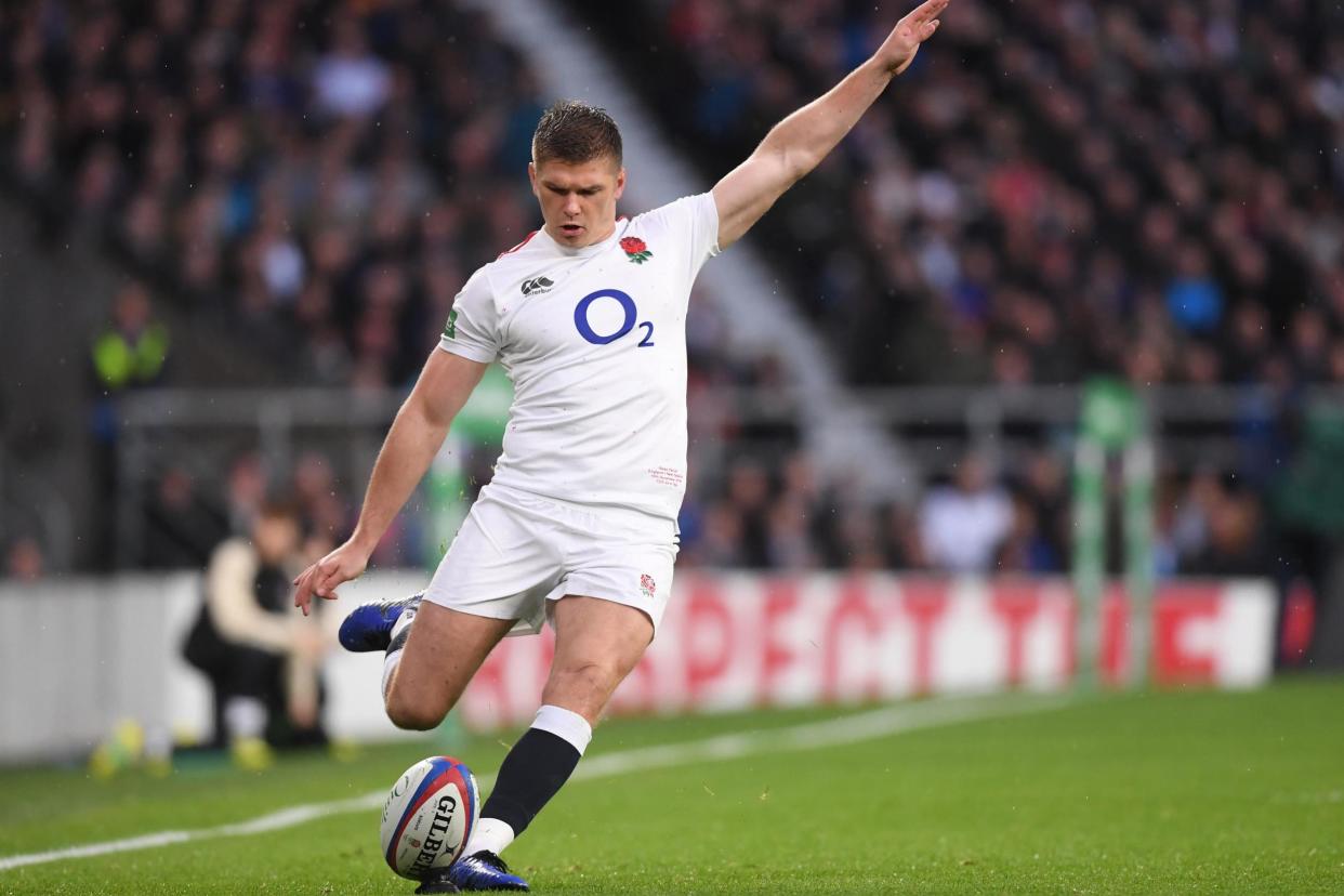 Key player: Owen Farrell will co-captain against Japan: Getty Images