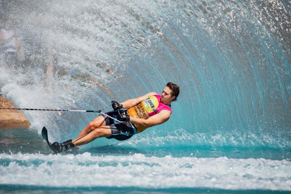 Collin Frucci of Hanover placed third in the slalom event at the 2022 Junior U.S. Open in California on June 26, 2022.