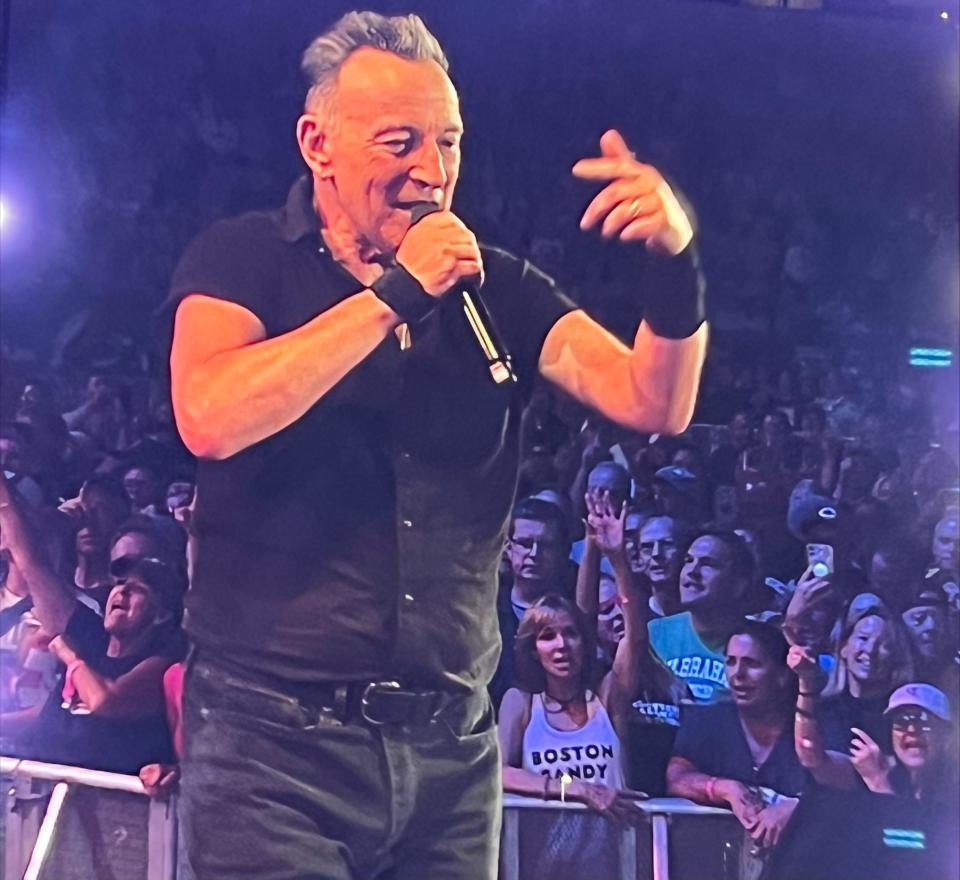 Bruce Springsteen was back in Foxborough for the first time in seven years.