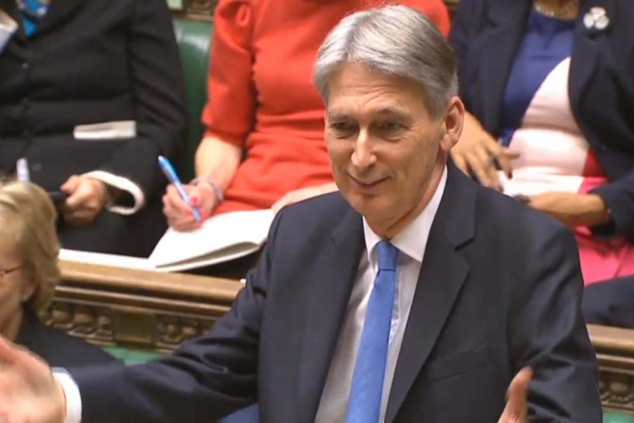 Philip Hammond delivered his Budget on November 22 2017: PA