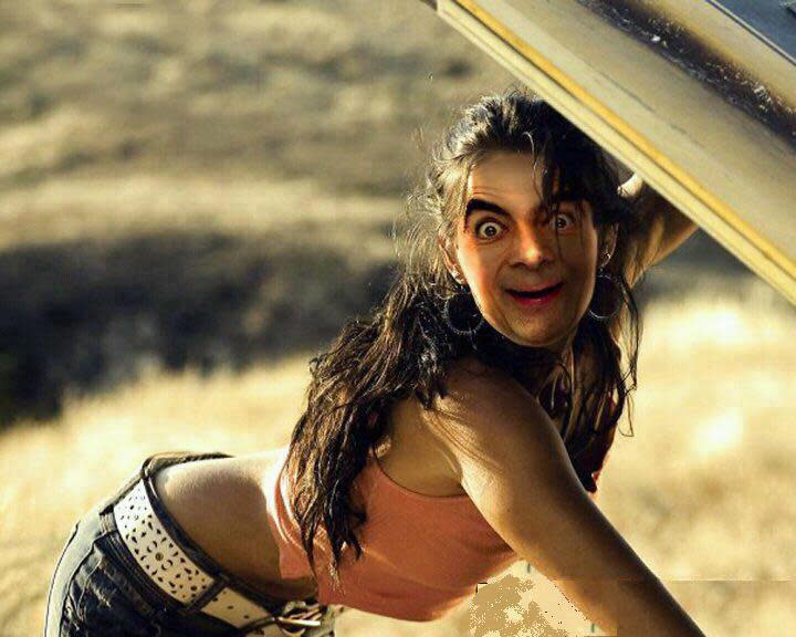 Verrückte Bilder: Mr. Bean mal ganz anders!