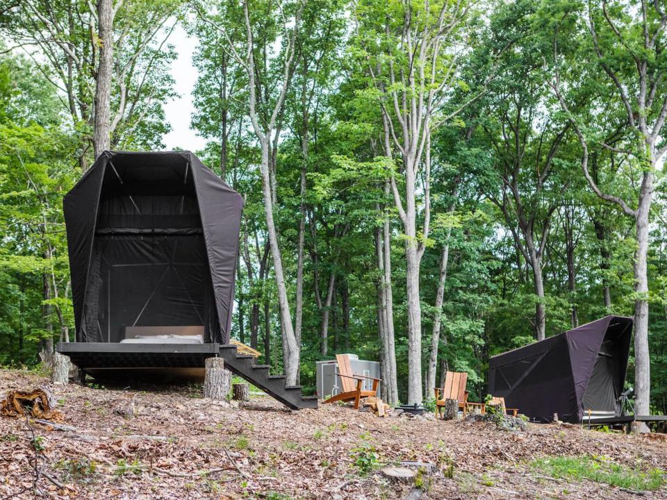 Jupe's off-grid tiny home hotel.