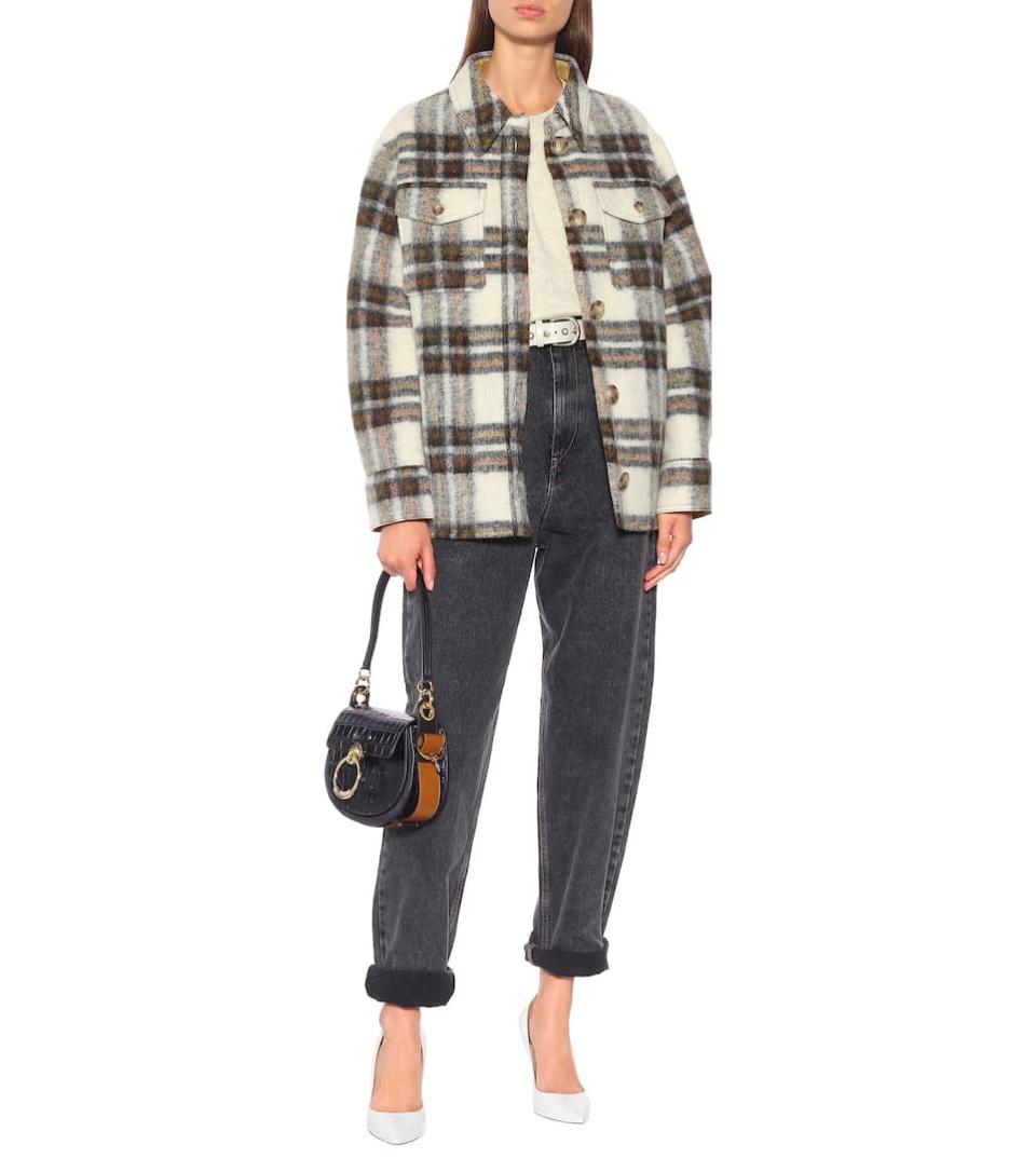 Isabel Marant Etoile Gaston Checked Wool-Blend Jacket