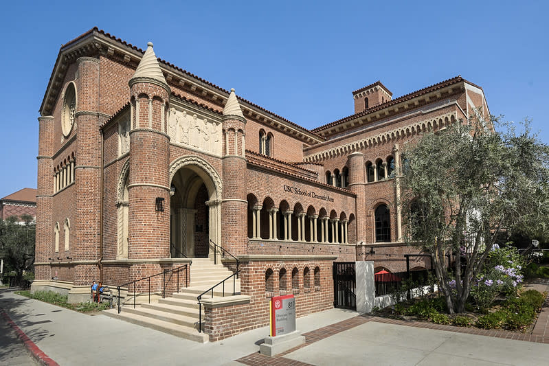 USC’s School of Dramatic Arts new building.