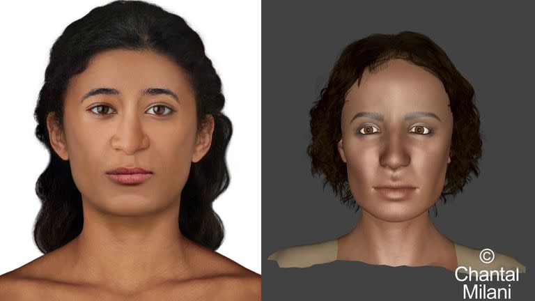 La reconstrucción del rostro se realizó con técnicas 2D y 3D