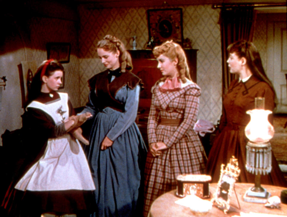 O'Brien with her co-stars Janet Leigh, Elizabeth Taylor and June Allyson in the 1949 version of 'Little Women.' (Photo: Courtesy Everett Collection)