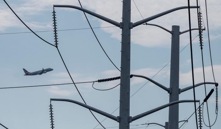 Power infrastructure
The bipartisan infrastructure bill sets aside $65 billion for upgrades in power grids. It would pay for thousands of miles of &quot;resilient transmission lines,&quot; according to the White House, which would be used for the expansion of renewable energy.