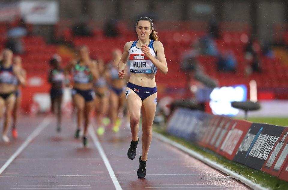 Laura Muir starts her Olympics on Monday morning (Martin Rickett/PA) (PA Wire)