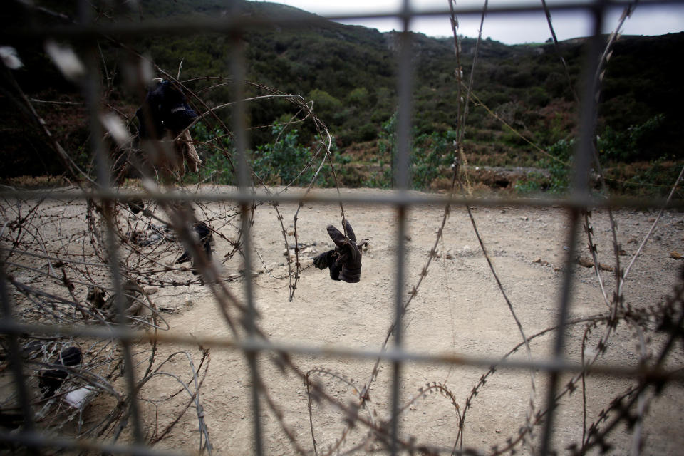 Migrants at the border in Spain’s North African enclave of Ceuta