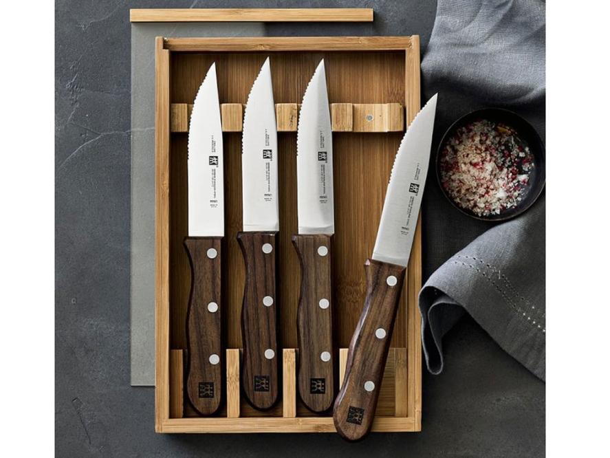 ZWILLING J.A. Henckels Zwilling 4-piece Steakhouse Steak Knife Set with  Storage Case & Reviews