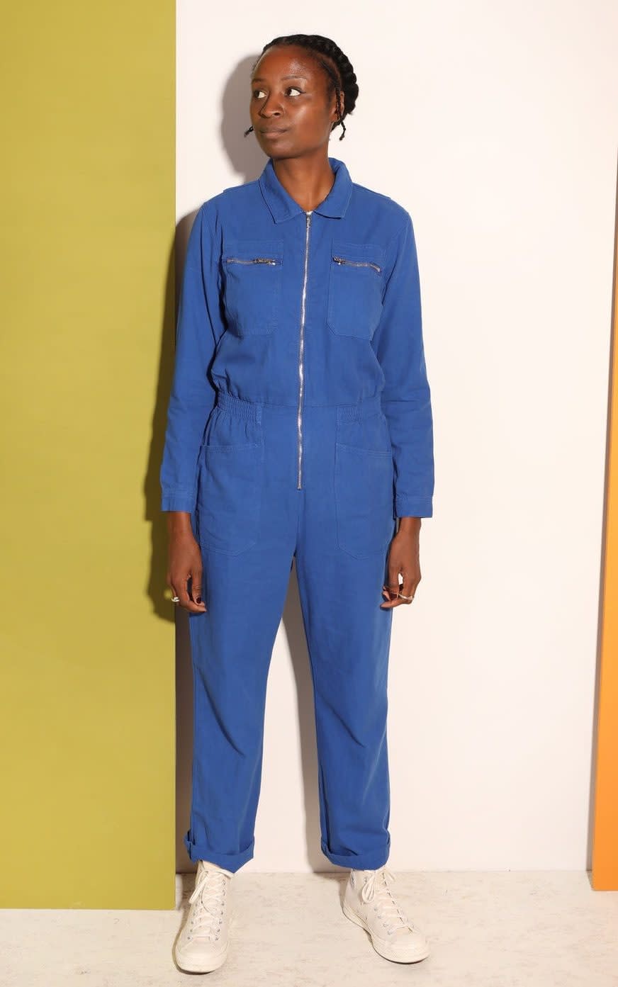 The LF Markey boiler suit is tailored and made from heavy duty cotton