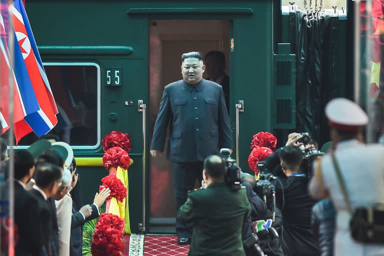 El tren en el que se desplaza Kim Jong-un