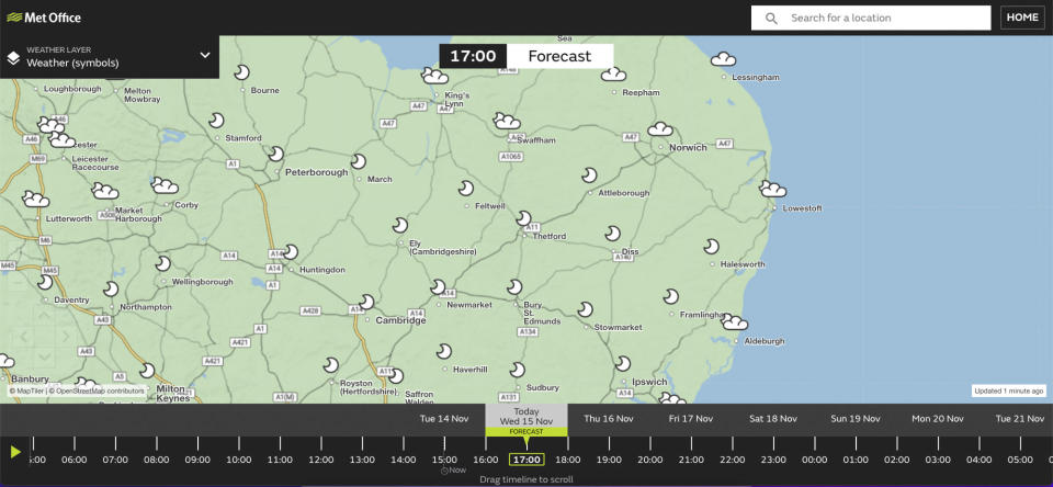 Met Office Weather Stars Astro