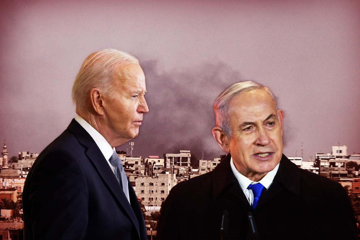 Joe Biden and Benjamin Netanyahu Photo illustration by Salon/Getty Images