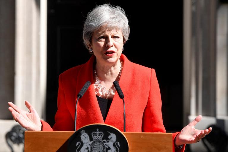 Theresa May resigns: Boris Johnson and Dominic Raab among leadership rivals paying tribute to Prime Minister after resignation speech