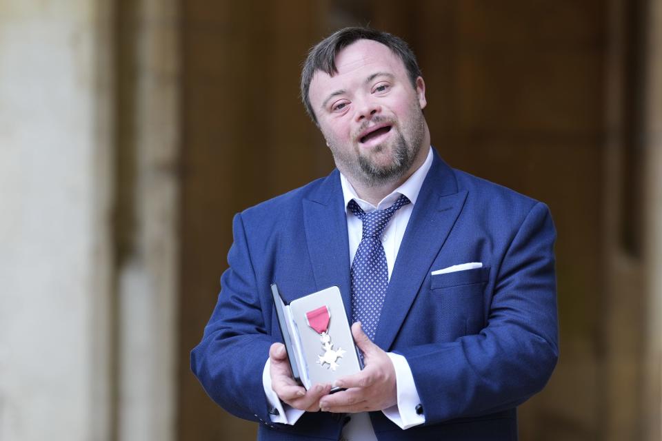 James Martin was made an MBE by the Prince of Wales at Windsor Castle (Andrew Matthews/PA) (PA Wire)