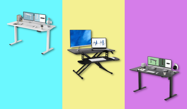 Save up to 30% on standing desks today. (Photo: Amazon)