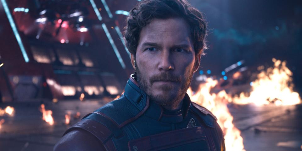 Chris Pratt in "Guardians of the Galaxy Vol 3"