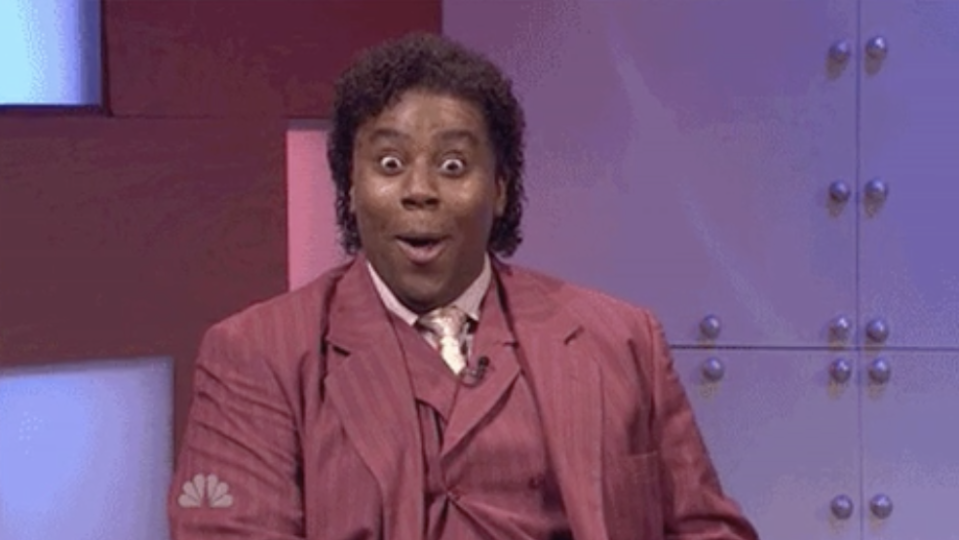 Kenan Thompson looking shocked