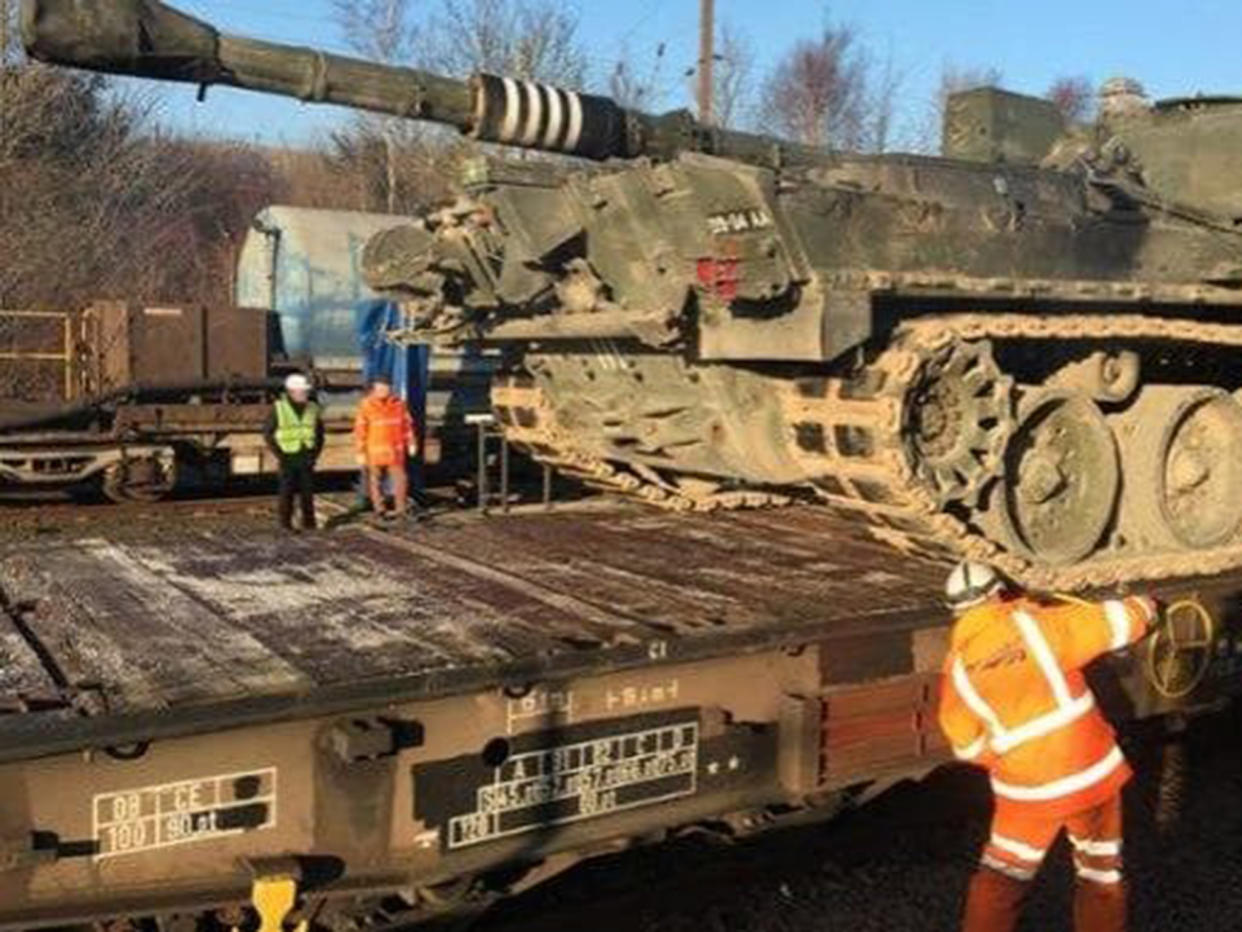 This week, the British Army trialed moving tanks through the Channel Tunnel for the first time: MoD