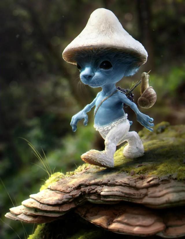 smurf cat