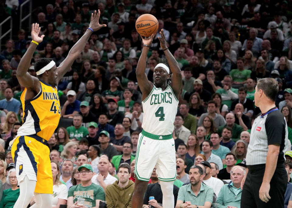 Jrue Holiday ha sido una pieza importante desde su llegada a los Boston Celtics para esta temporada. (Foto: Barry Chin/The Boston Globe via Getty Images)