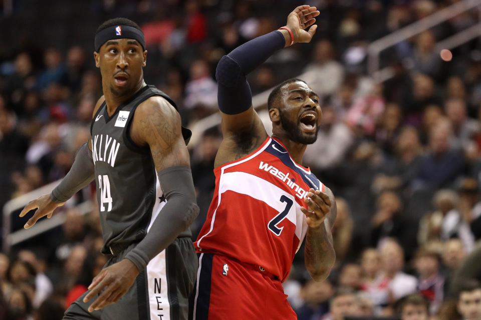 John Wall 正式與洛杉磯快艇簽約。法新社