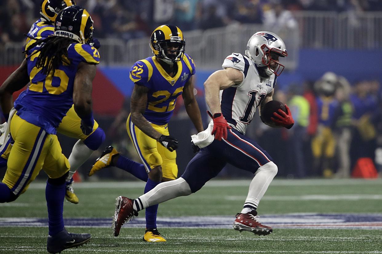 New England Patriots receiver Julian Edelman won Super Bowl MVP. (AP)